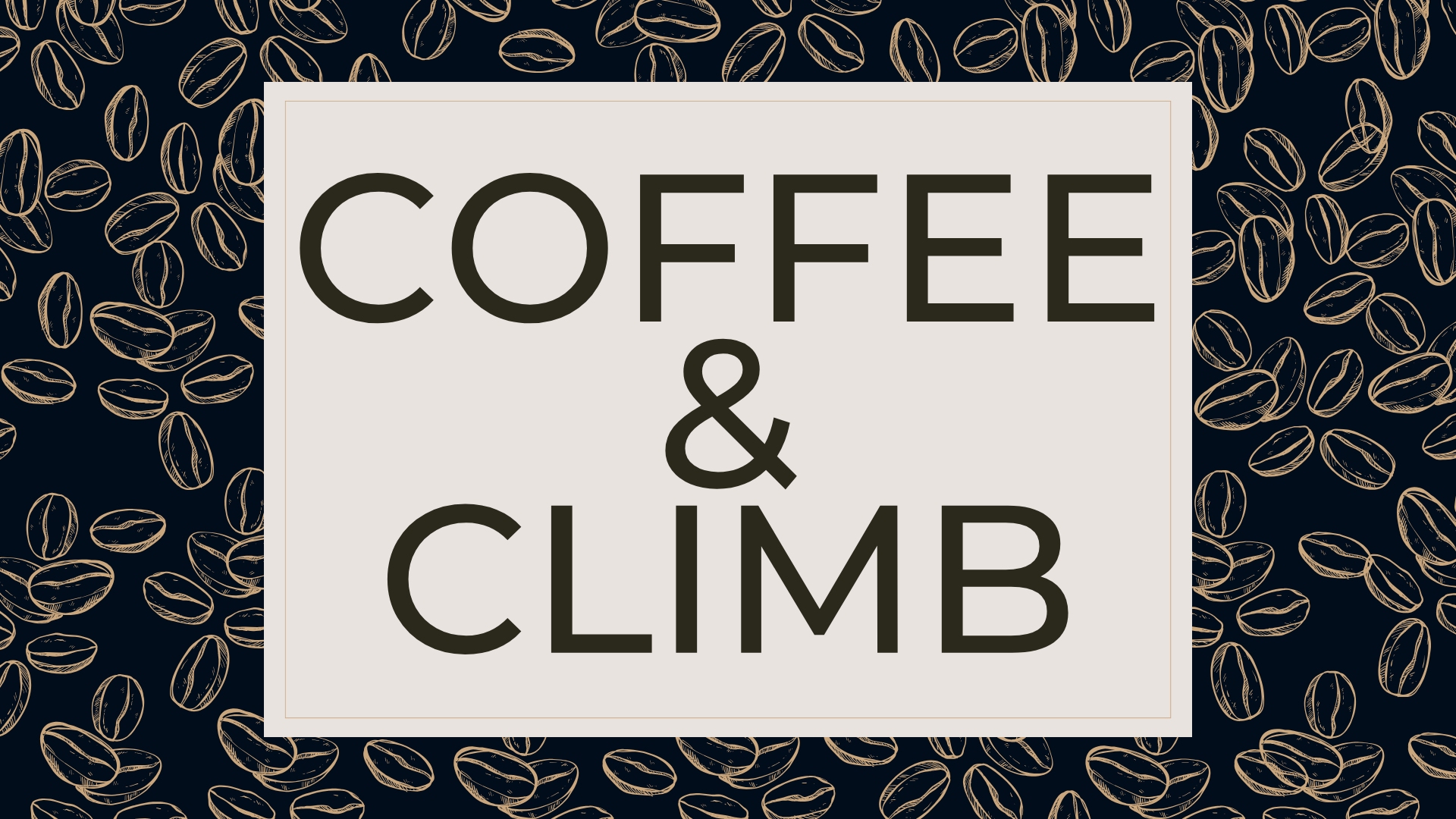 coffee and climb