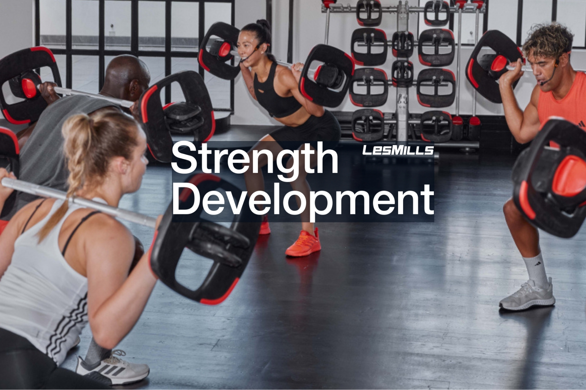 Les Mills Strength Development - Group of people working out.