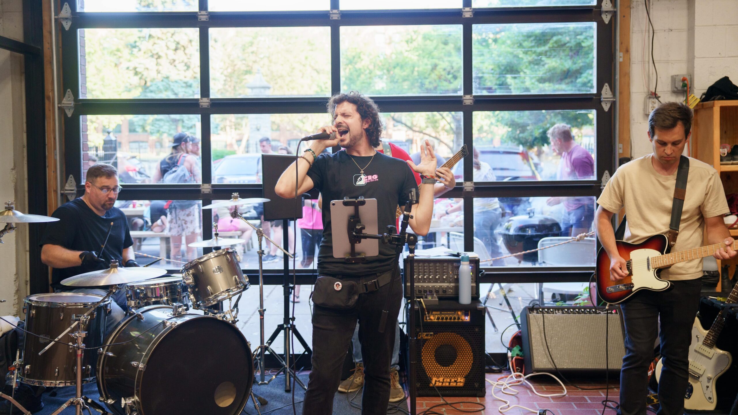 Local rock banc, The Rocketeers, performing at CRG Syracuse.
