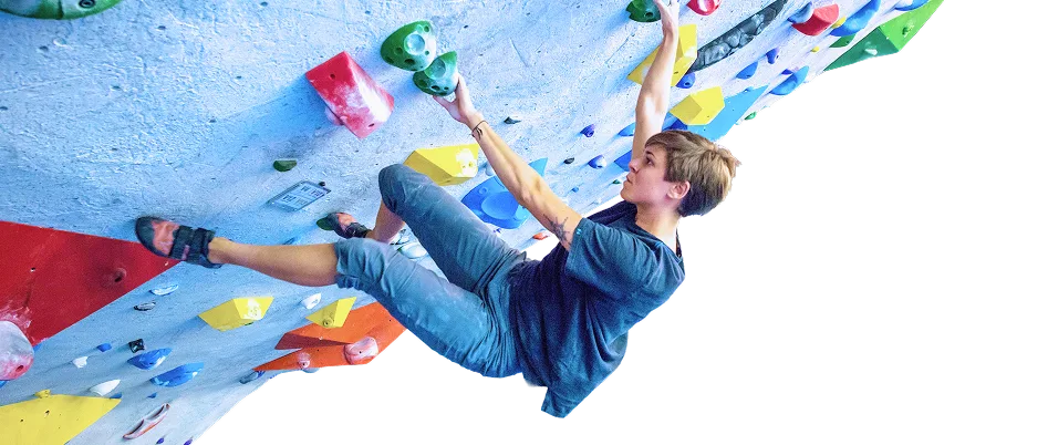 Boy Climbing